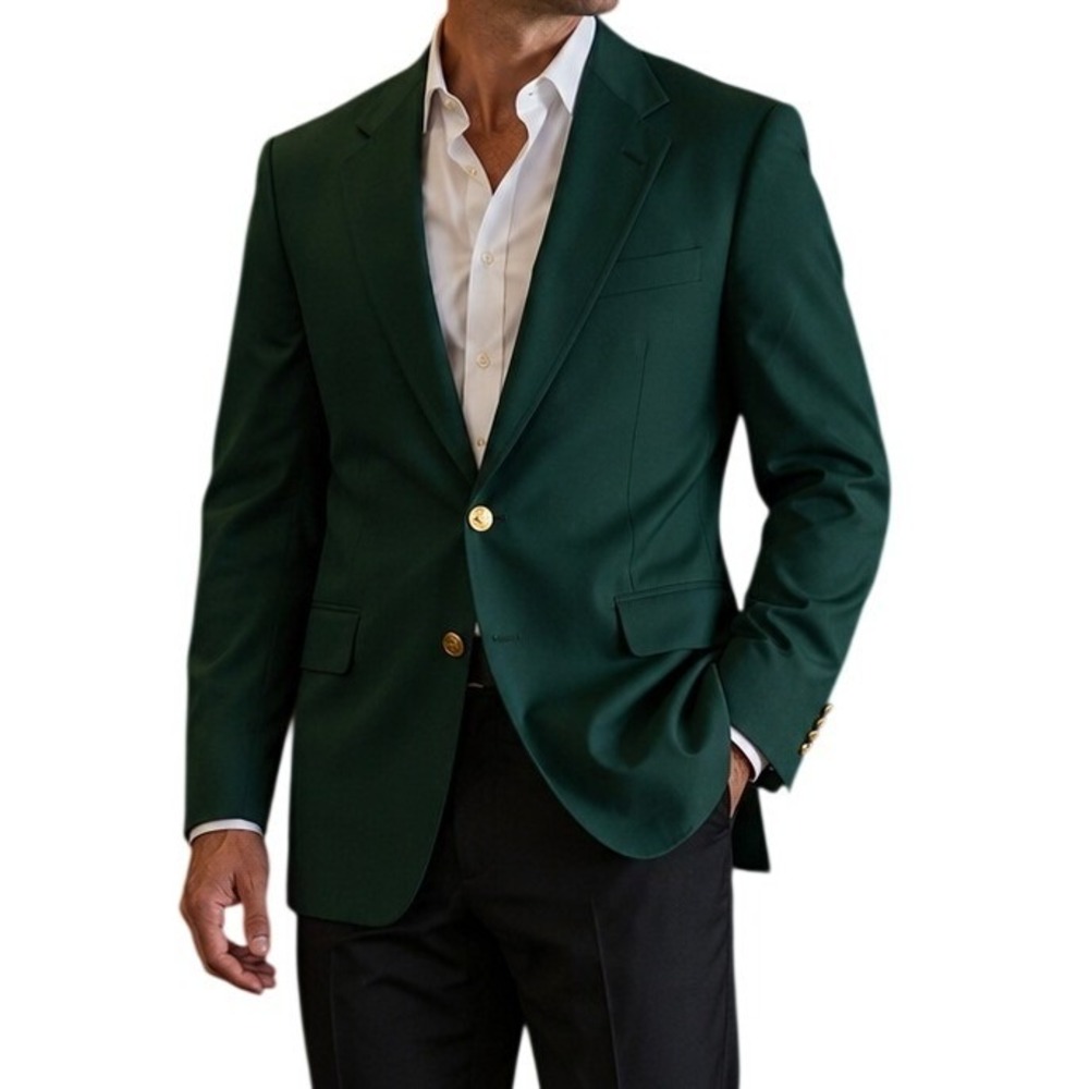 Jack Nicklaus Hunter Green Tournament Series Blazer Men's 46XL